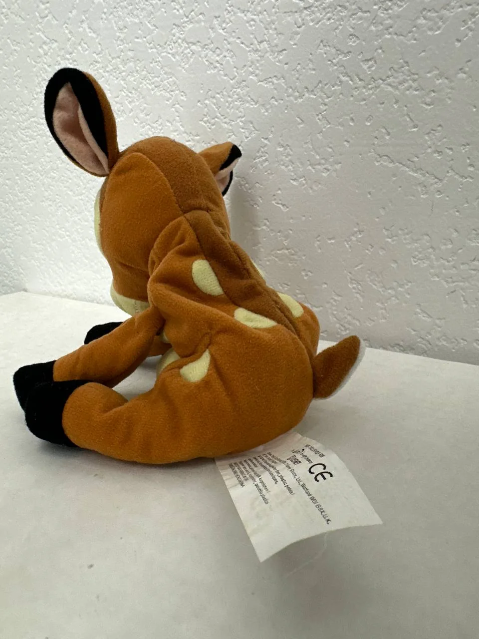 Vintage Disney Store Bambi Mini Bean Bag Plush w/ Tag