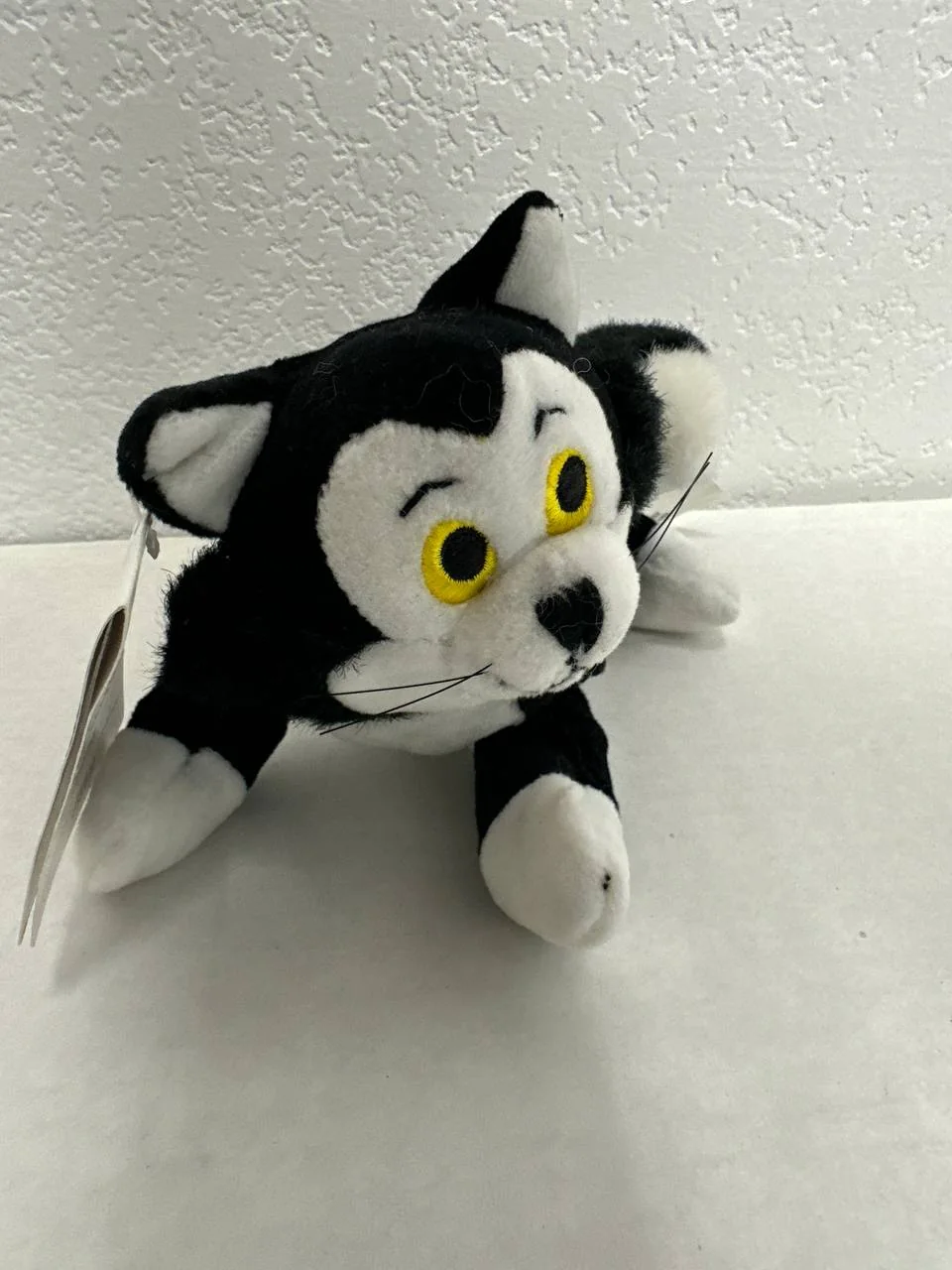 Vintage Disney Store Figaro Mini Bean Bag Plush - Pinocchio / Minnie Mouse Cat